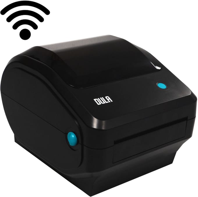 DULA LabelOne 222 Labelprinter - 203DPI Thermische Labelmaker & Etikettenprinter - WiFi & USB Verbinding - Verzendlabels PostNL & DHL - Automatische Labelherkenning