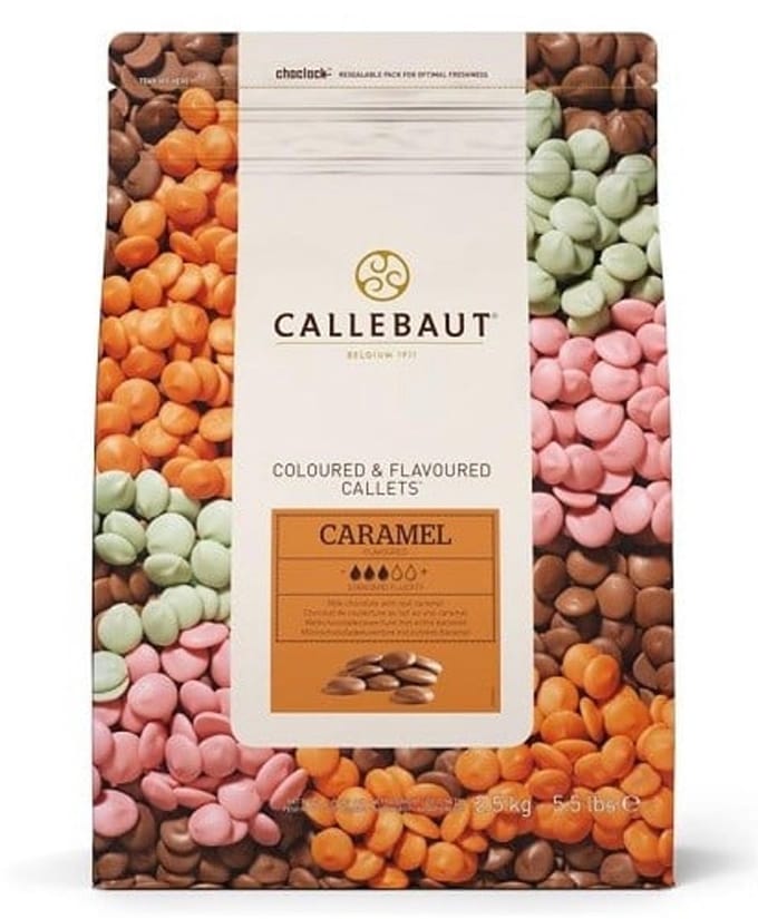 Callebaut Chocolade Callets - Caramel - 2.5 kg