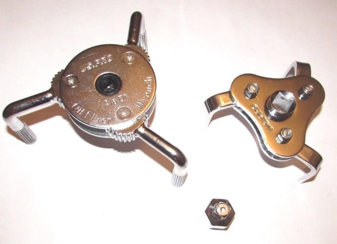 Oliefiltersleutelset 3/8" 2-delig