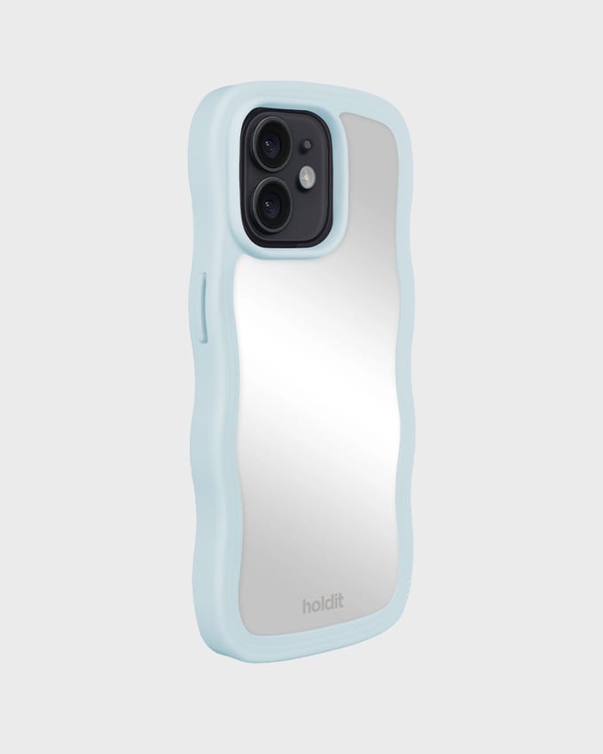 Phone Case Wavy Mineral Blue/Mirror iPhone 12