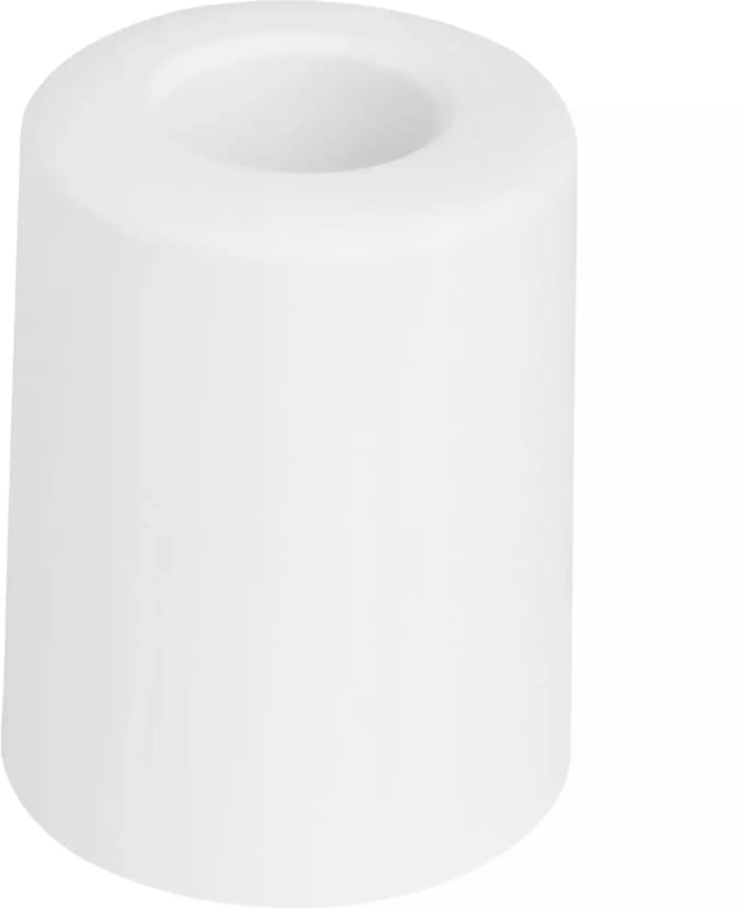 Deltafix Witte deurbuffer - Beschermend rubber - Ø 40 mm x H 50 mm