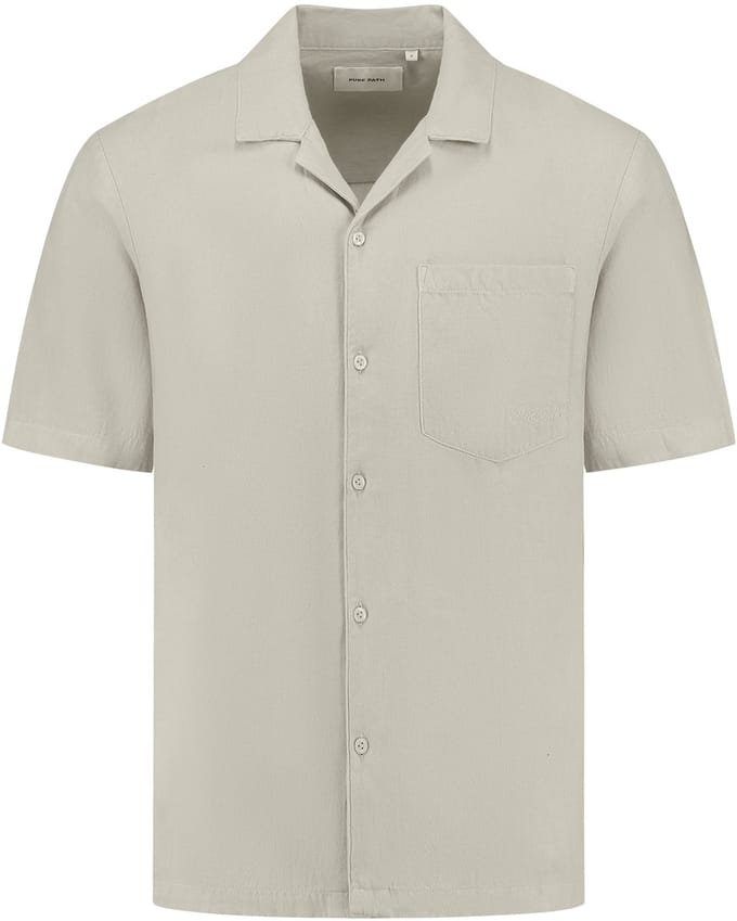 Pure Path Overhemd Overhemd 25010214 46 Sand Mannen Maat - M