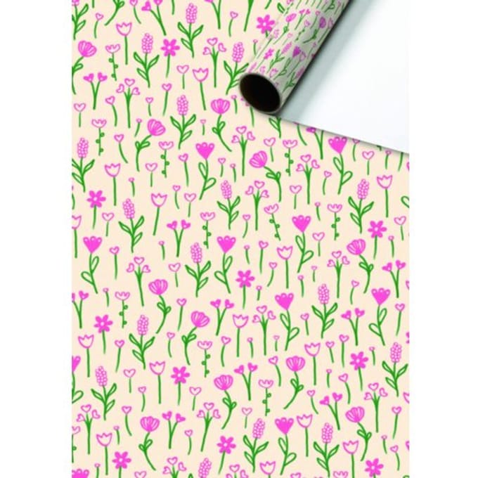 Stewo cadeaupapier primavera, formaat 70 x 200 cm