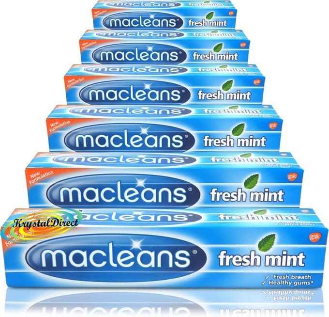 Macleans Tandpasta - Fresh Mint - 6 x 100 ml