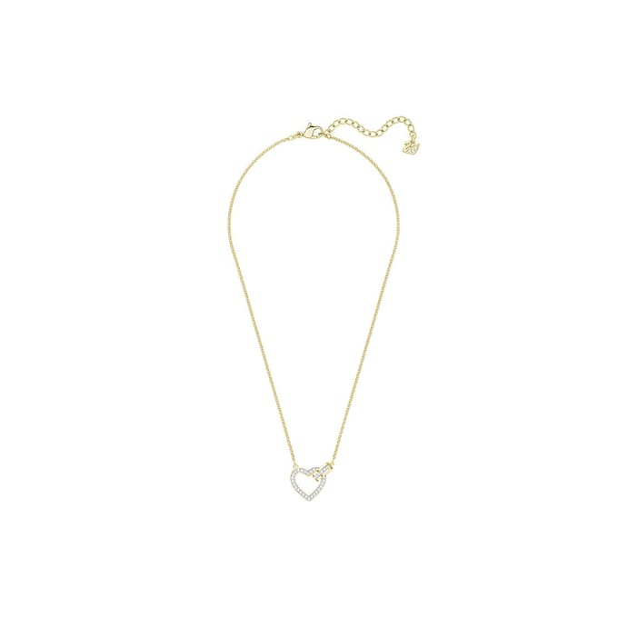 Swarovski Lovely Romantic Hart Ketting Damesketting Goud 5405576 Box (Random Color) beige