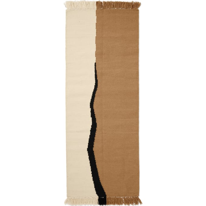 Ferm Living Bodem kelim tapijt - 70 x 180 cm