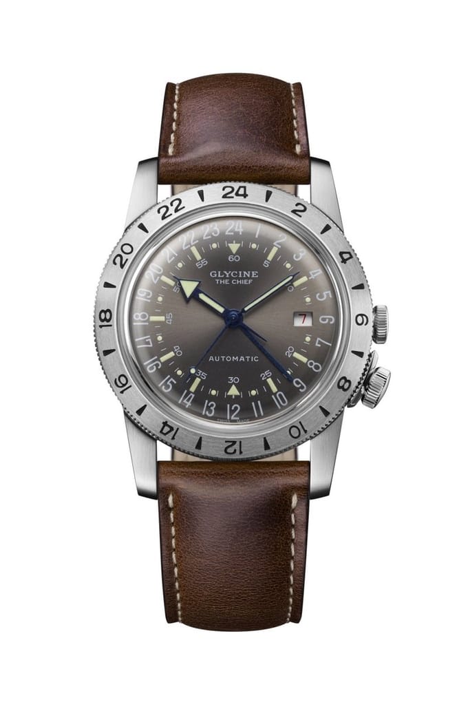 Glycine GL0303 - Airman Vintage The Chief GMT 40