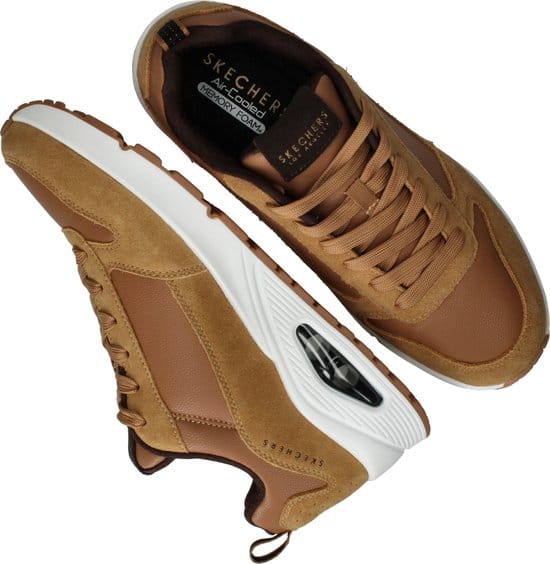 Skechers - Uno - Stacre Middel Bruin Middelbruin 42