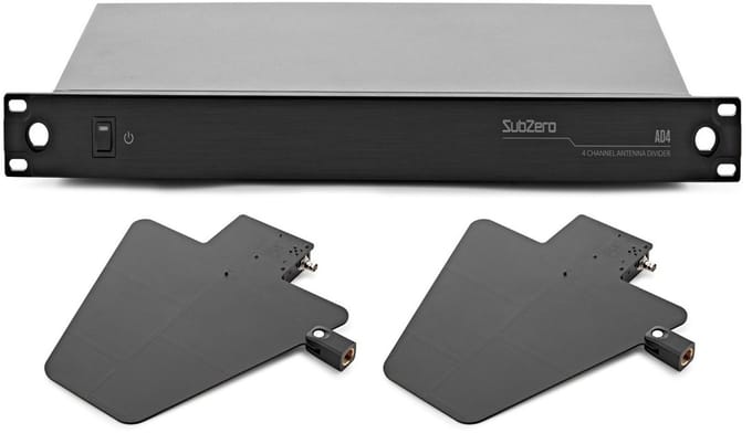 SubZero 4 Channel UHF Antenna Divider with Directional UHF Antennas