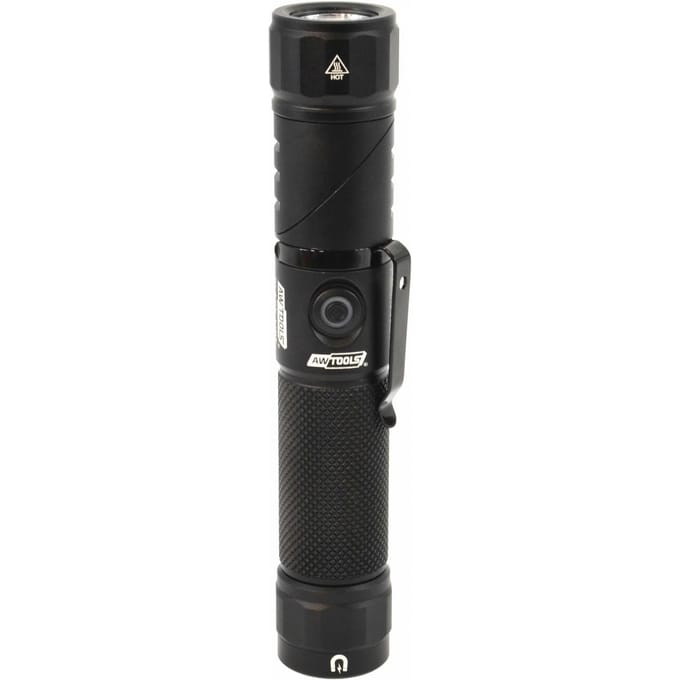 Awtools Contro Black Line - Zaklamp - LED COB - 1000 lm - Oplaadbaar