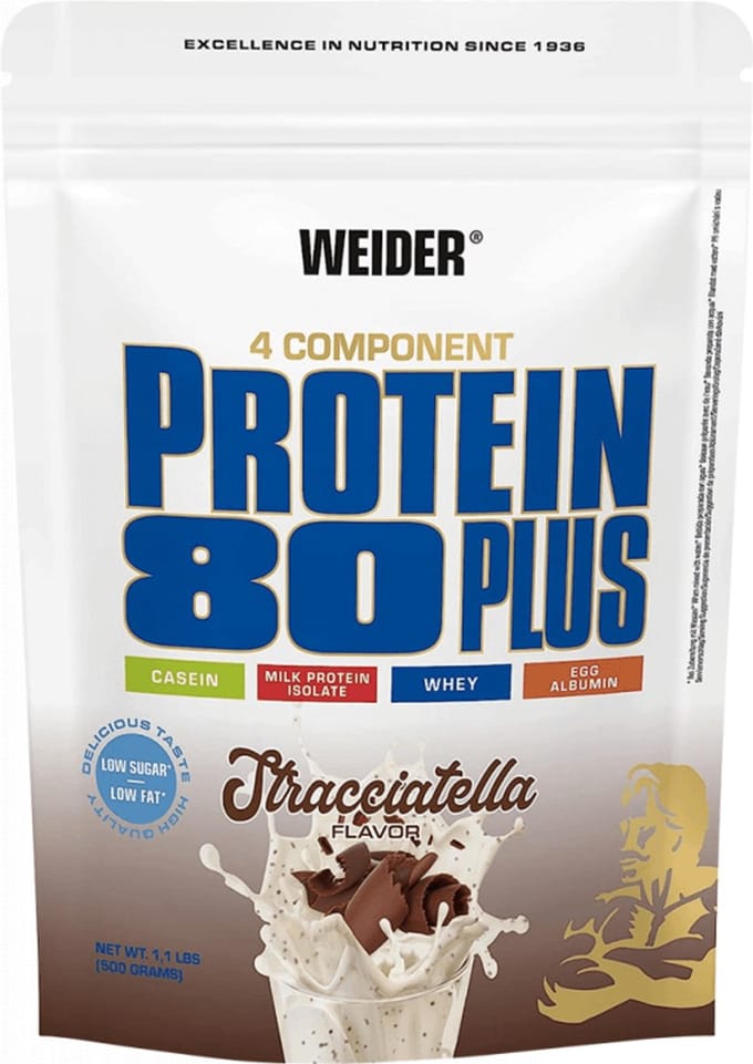 Weider Protein 80 Plus (500g) Stracciatella - Eiwitten - Eiwit Mix