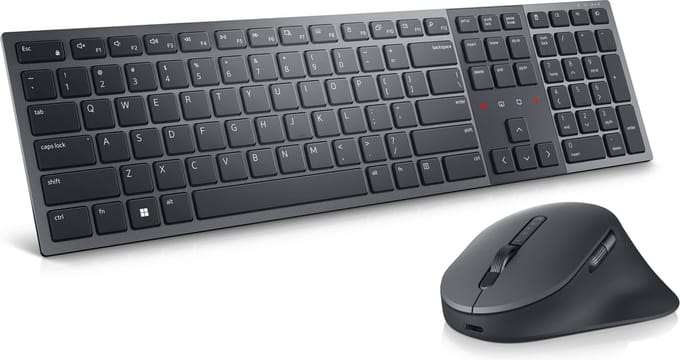 DELL Pro Premium samenwerkingstoetsenbord en muis - KM900 - VS internationaal (QWERTY)