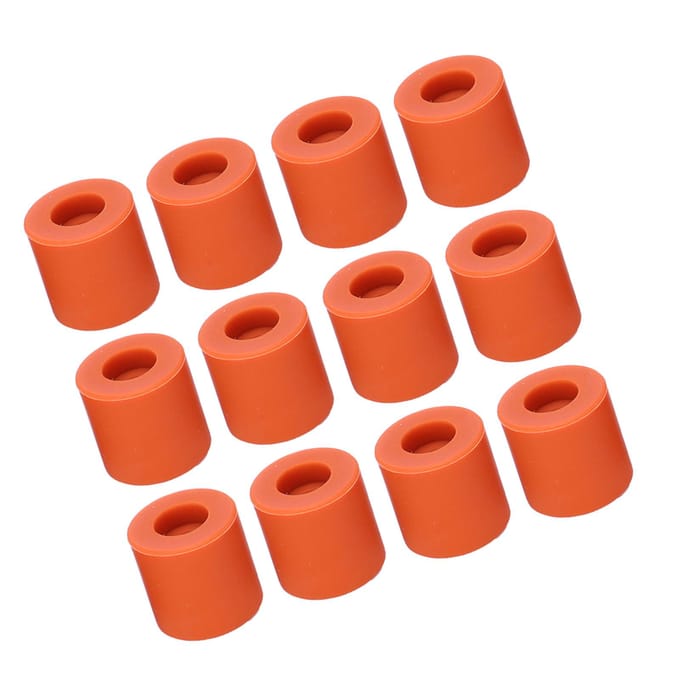 12 stuks Siliconen Verwarmd Bed Nivelleringskolom Schokdemper 3D Printer Accessoires 16mm orange