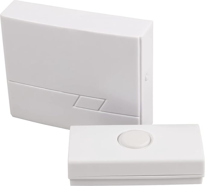Draadloze Deurbel - Gong Set - Ontvangst Meldingen - 16 Melodieën - 50 Meter Bereik - Wit