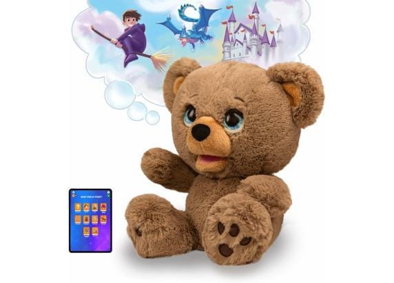 Poe de AI verhaaltjesbeer Elektroniche knuffels Interactieve knuffels