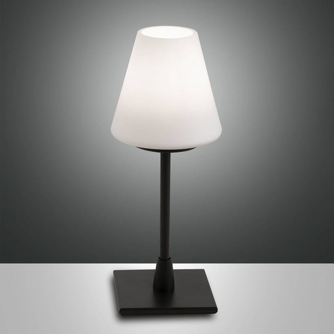 Fabas Luce Lucy LED tafellamp met touchdimmer, zwart