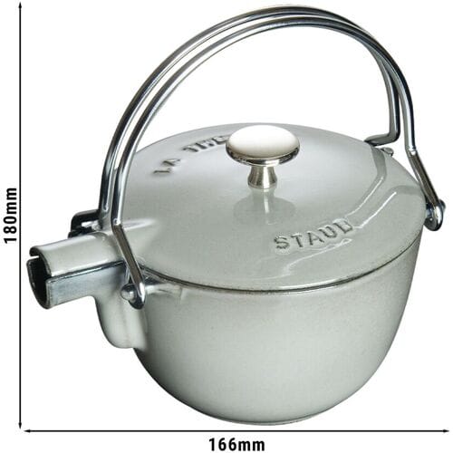 STAUB SPECIALITIES - Theepot - 1,1 liter - Gietijzer - Grafietgrijs