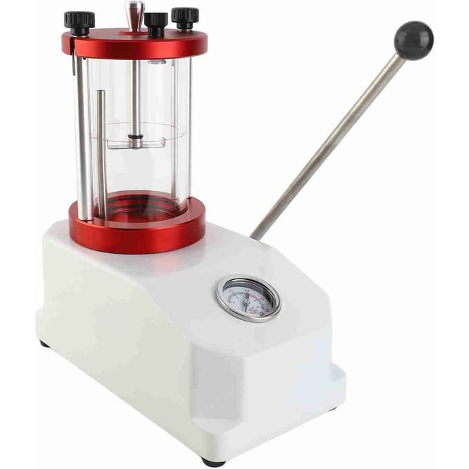 Horloge waterdichtheidstester, 2 horlogekast weerstand druktestmachine wit