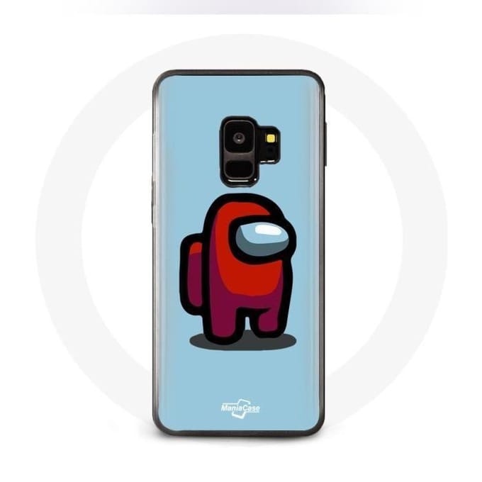 Coque - Samsung - Galaxy S9 - Souple - Bleu - Motif Among Us bleu