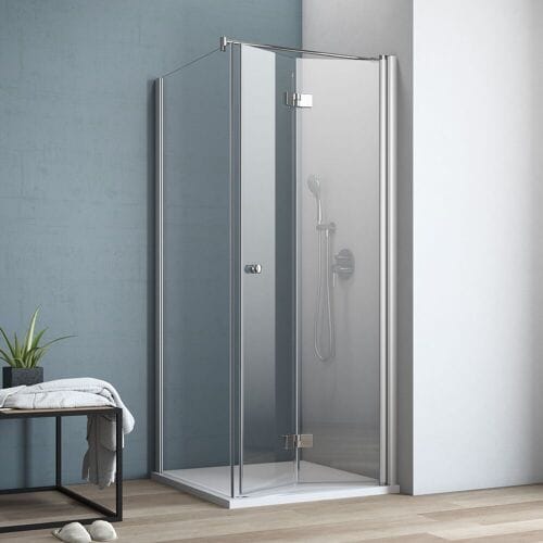 GEO maw flex folding door right with side panel, 80 x 100 cm AF4008010R2360