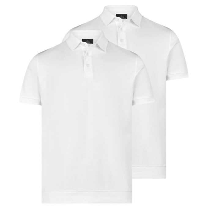 RAGMAN Heren poloshirt 2 pack Basic