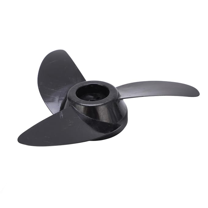 3-blads propeller voor boot Technische kunststof Elektrische roterende propeller voor boegschroef 12V black