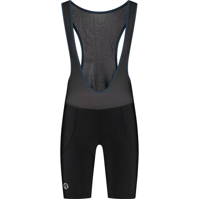 Rogelli Core Heren Korte Fietsbroek - Zeem - Bretels - Zwart/Blauw