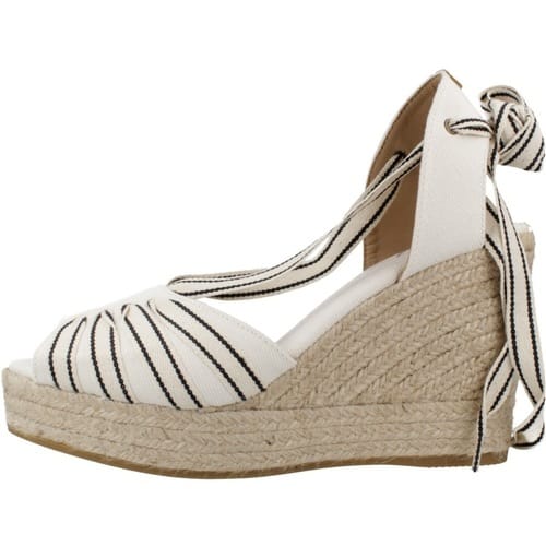 Espadrille voor dames met hoge sleehak en linten | PALS-CC