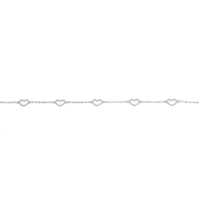 Karma Armband Nova Connected Hearts Zilver