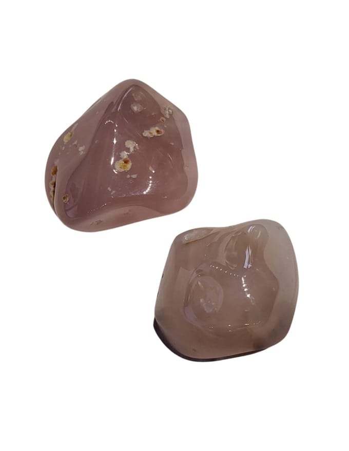 Chalcedoon roze trommelstenen 100 gr. (mt3)