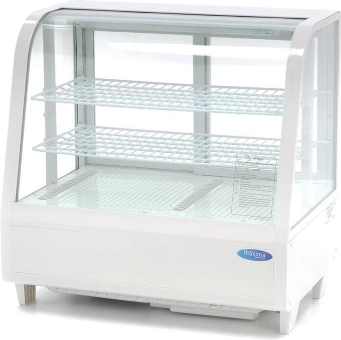 Gebaksvitrine - 100 L - 68 cm - Wit