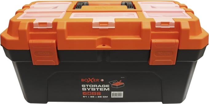 Boxer® Gereedschapskist 20” met opbergruimte in deksel 51 x 25 x 26 cm