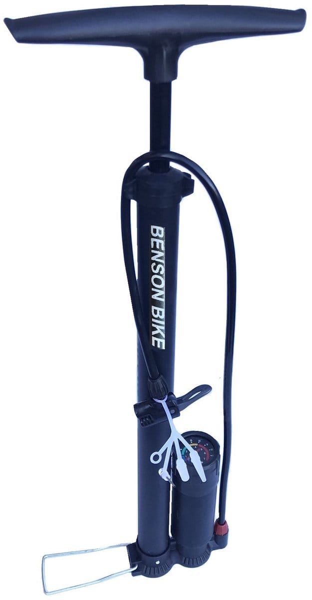 Benson Fietspomp - inclusief manometer - tot 10 bar