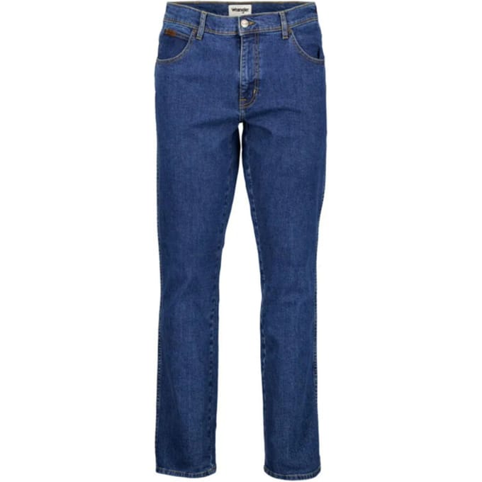 WRANGLER TEXAS DARKSTONE AUTHENTIC STRAIGHT JEANS-HEREN