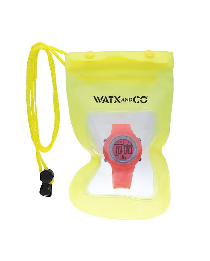 Montre WATXANDCO WASUMMER20_2. Quartz, Couleur rose. Unisexe. yellow
