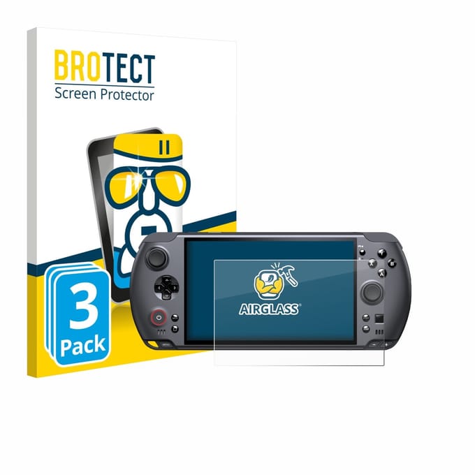 Screenprotector 3 Stuks voor GPD Win 5 Beschermglas transparant