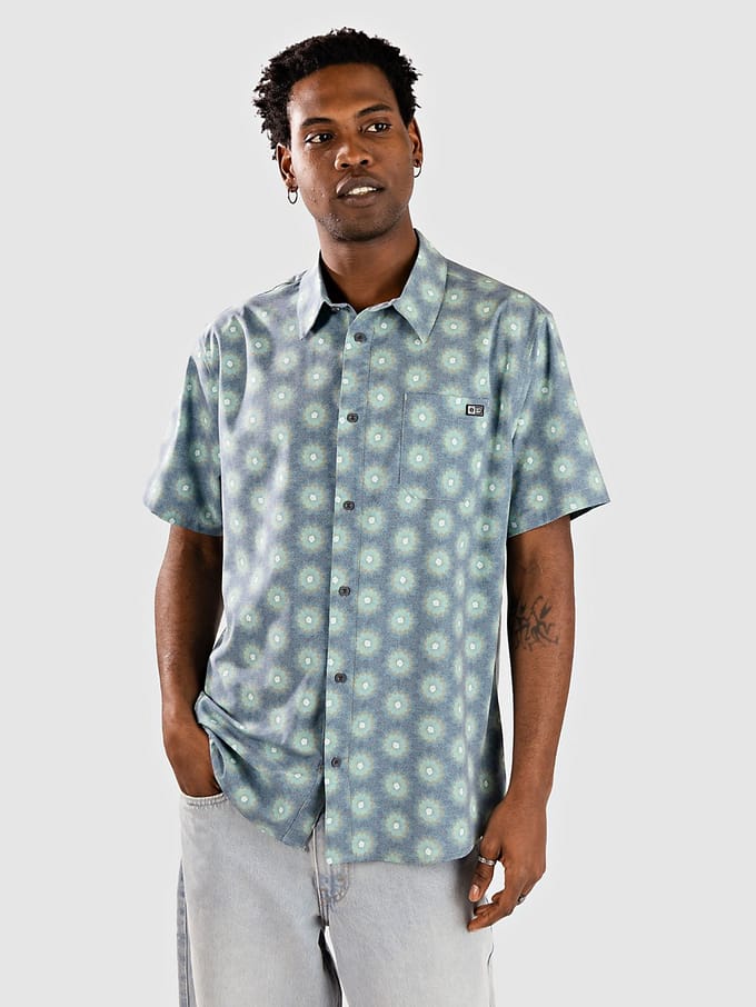 Salty Crew Drifter Uv Button Up Shirt zwart