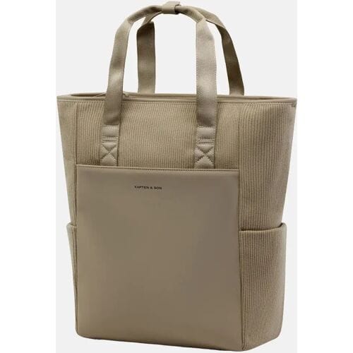 Kapten & Son Lindby Pro Cord laptoprugzak 15.6 inch khaki