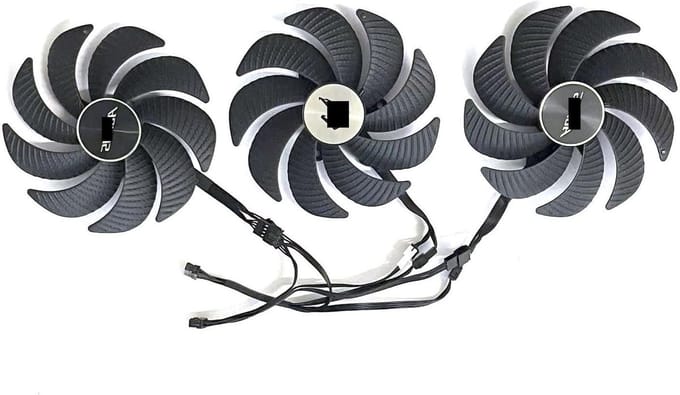 Grafische Kaart Ventilator - GPU Fan Koeler - Oververhitting Voorkomen - Efficiënte Warmteafvoer - 105mm - Zwart