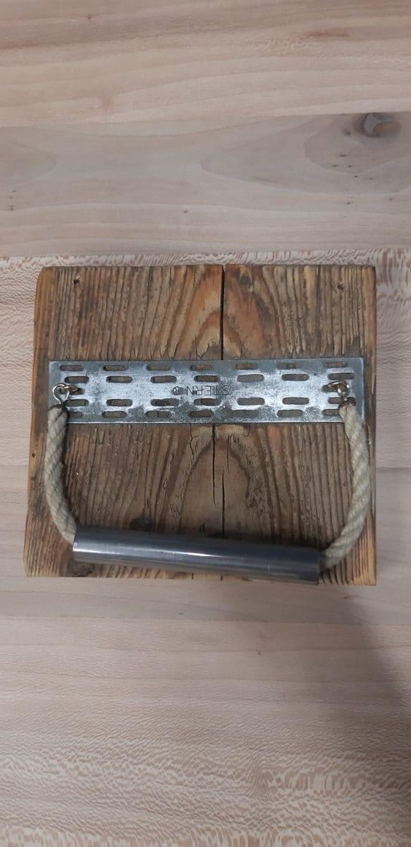 Toiletrolhouder - steigerhout