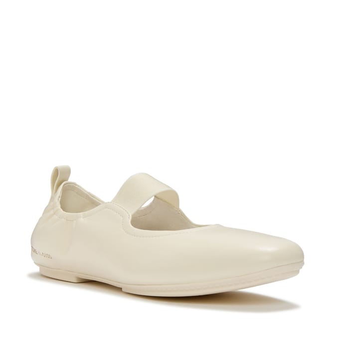 FitFlop X Pantone Delicato Mary Jane Leren Dames Witte Schoenen