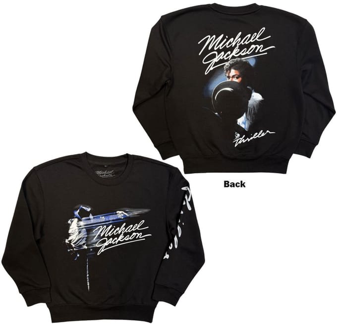 Michael Jackson - Thriller / Hat Poses Sweater/trui - M - Zwart