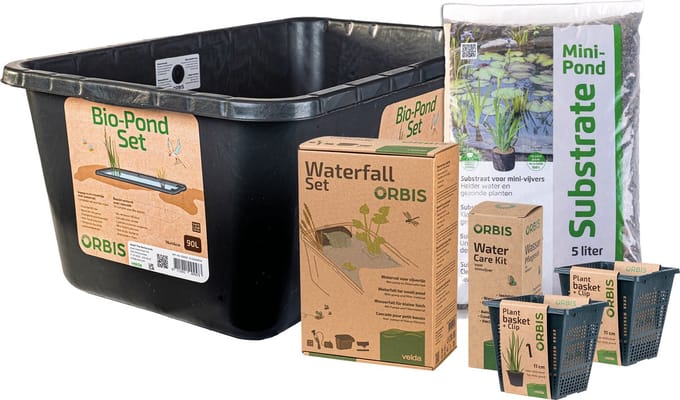 Orbis Bio-Pond - minivijver complete set met waterval 90 Liter