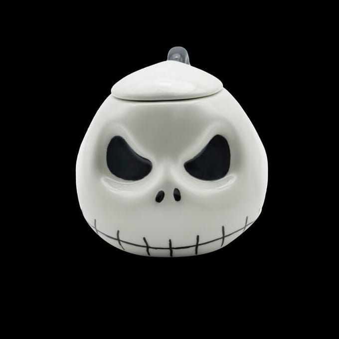 The Nightmare Before Christmas Jack 3D (Glow in the dark) Unisex Kop - meerkleurig - Standard