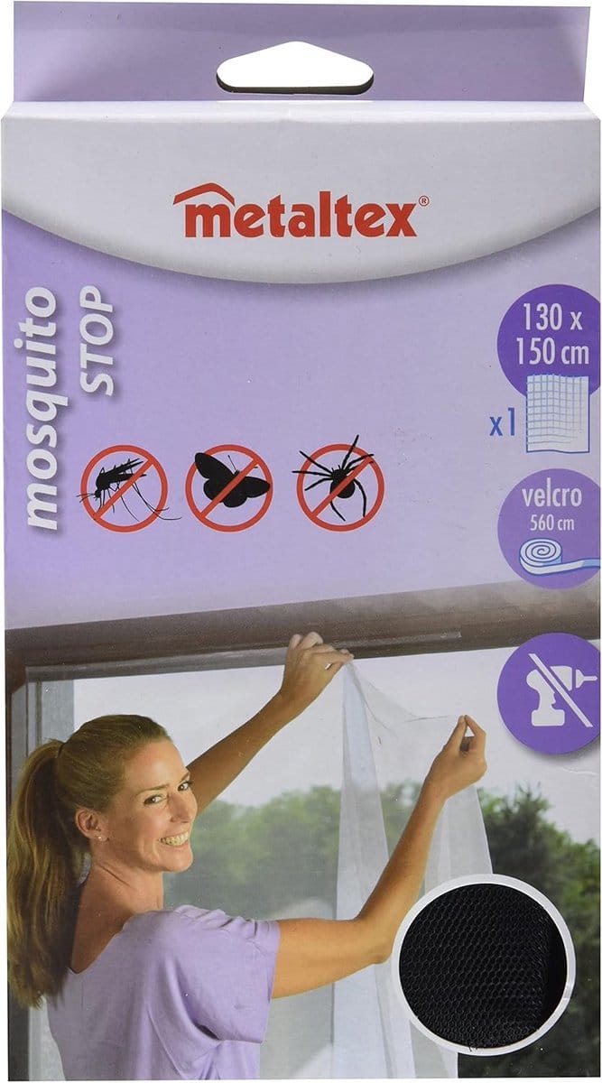 Inhorgordijn Raamhor 130x150 cm Wit - Insectenwerend Hor Gaas