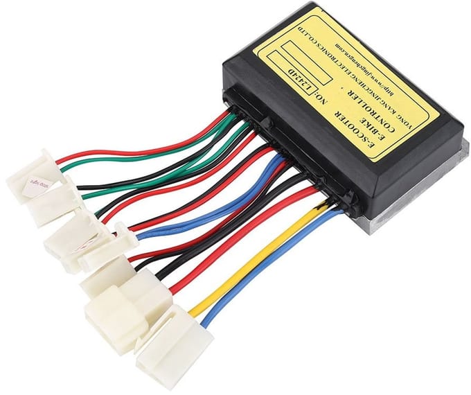 Allecto - Brushed Speed Controller - 24V 250W Motor Controller - Geschikt voor elektrische fietsen - Aluminium - E-bike Accessoire - Universeel