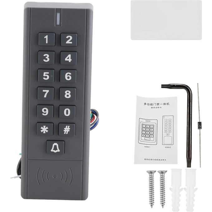 RFID Toetsenbord Toegangscontrole Kaartlezer Wachtwoord IP67 Waterbestendig white