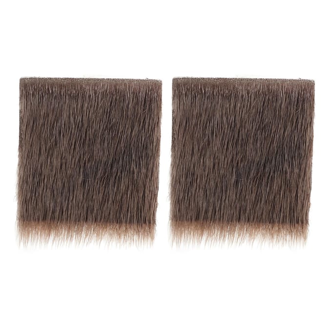 2 pièces Repose-flèche d'archerie Bâton Léger Arc long Coussinet en fourrure Durable Repose-flèches Autocollants pour marron