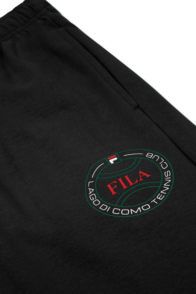 FILA Parella Relaxed Graphic Sweatpants Black Taglia: S | Pantaloni Outlet | Uomo | Nero