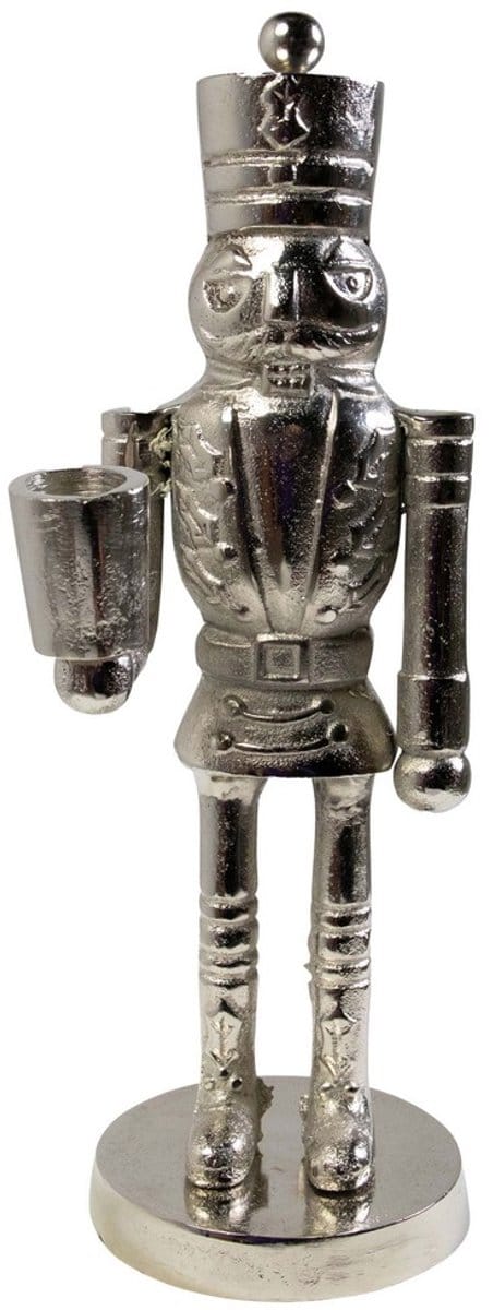 Notenkraaker zilver 30x11,5x11cm